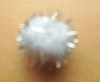 Pompoen met zilver effect 15 mm